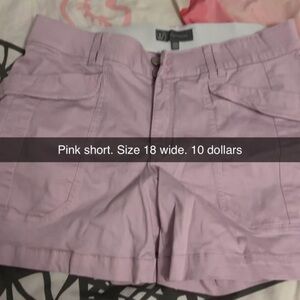 American Eagle Outfitters Light Pink Cargo Shorts